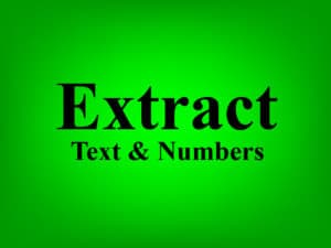 How to extract text, numbers, and punctuation in Google Sheets by using a variety of formulas