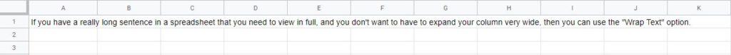 How to wrap, clip, or overflow (unwrap) text in Google Sheets