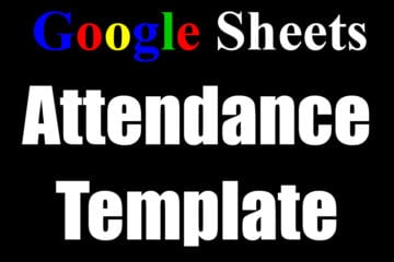 Featured image for the Google Sheets attendance templates