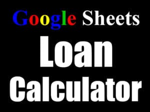 Featured image for the Google Sheets loan payoff template