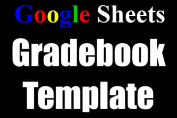 Featured image for the Google Sheets gradebook templates