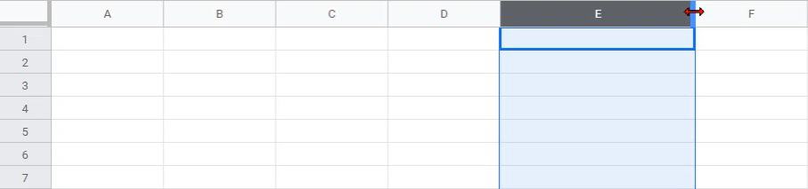 Example Of Adjusting Column Width In Google Sheets Spreadsheet Class