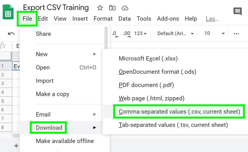 how-to-export-create-a-csv-in-google-sheets-download-as-csv