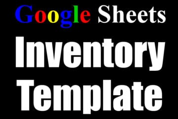 A featured image for the Google Sheets Inventory Template