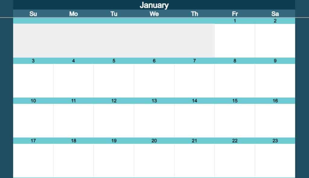 Calendar Templates For Excel Customize And Print