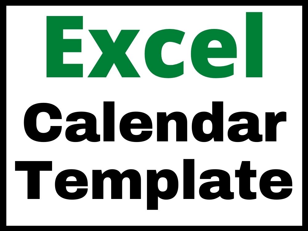 Calendar 2022 excel