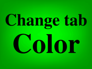 Featured image for the article on how to change the color of tabs in Google Sheets