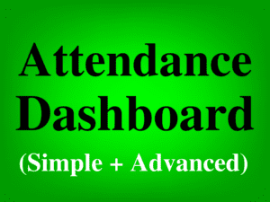 Featured image for the lesson on how to build the Google Sheets student attendance dashboard (Simple and Advanced)