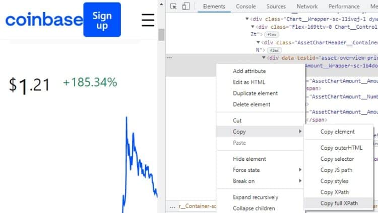 google sheets pull crypto prices