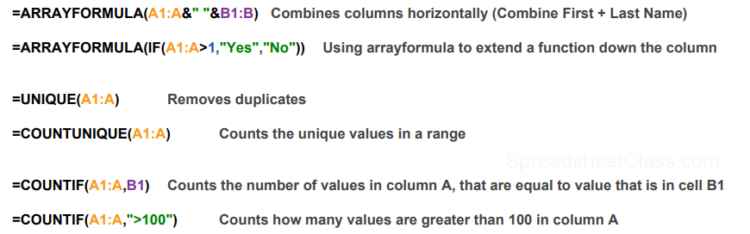 Free Google Sheets Cheat Sheet (Formulas & Quick Reference)