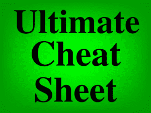 Featured image for the ultimate Google Sheets cheat sheet