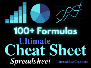 Featured image for the Ultimate Google Sheets cheat sheet (Formula cheat sheet)