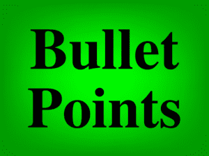 Featured image for the lesson on how to insert bullet points in Google Sheets (multiple methods)