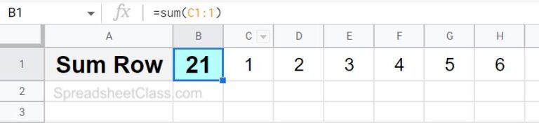 How To Add And Sum In Google Sheets (Addition And SUM Function)