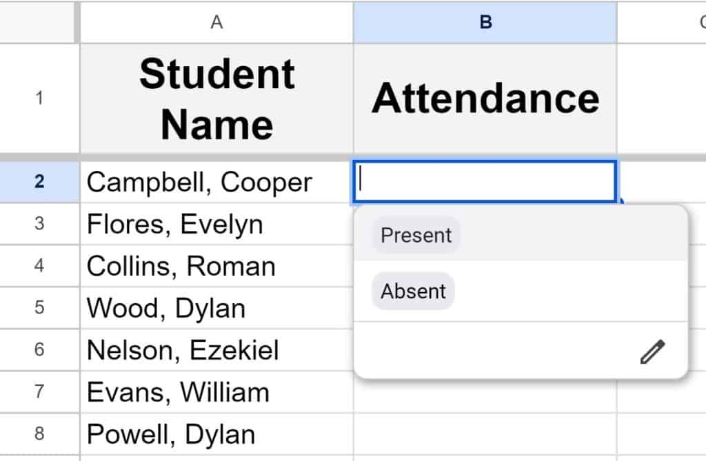 How To Create A Drop-down List In Google Sheets (Data Validation)