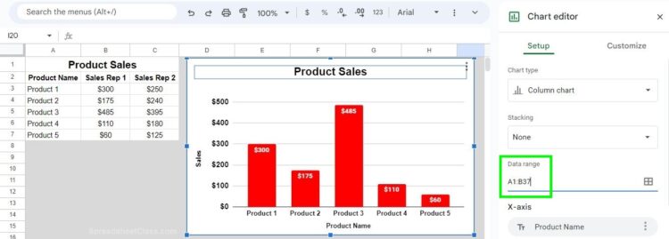 how-to-edit-chart-data-range-in-google-sheets-after-editing-data-range-view-of-chart-and-menu