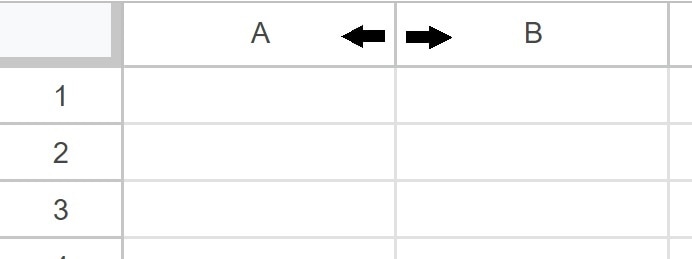  How To Change Cell Width In Google Sheets To Change The Horizontal Cell 