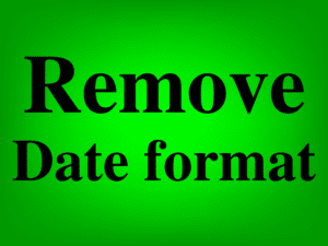 Lesson on How to remove date formatting in Google Sheets featured image