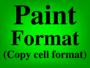 Lesson on How to use paint format and copy cell formatting in Google Sheets featured image