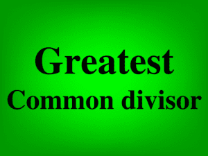 Lesson on How to find the greatest common divisor in Google Sheets by using the GCD function featured image